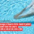 C&rsquo;est les vacances, nos horaires changent